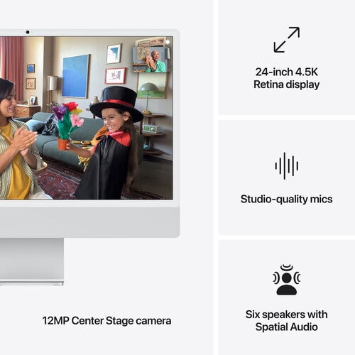 Apple iMac 24" M4 24GB/512GB Desktop - 8