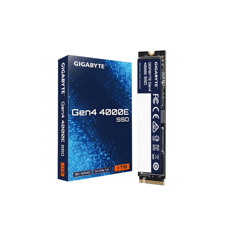 SSD Gigabyte Gen4 4000E 1TB NVMe M.2 - 1