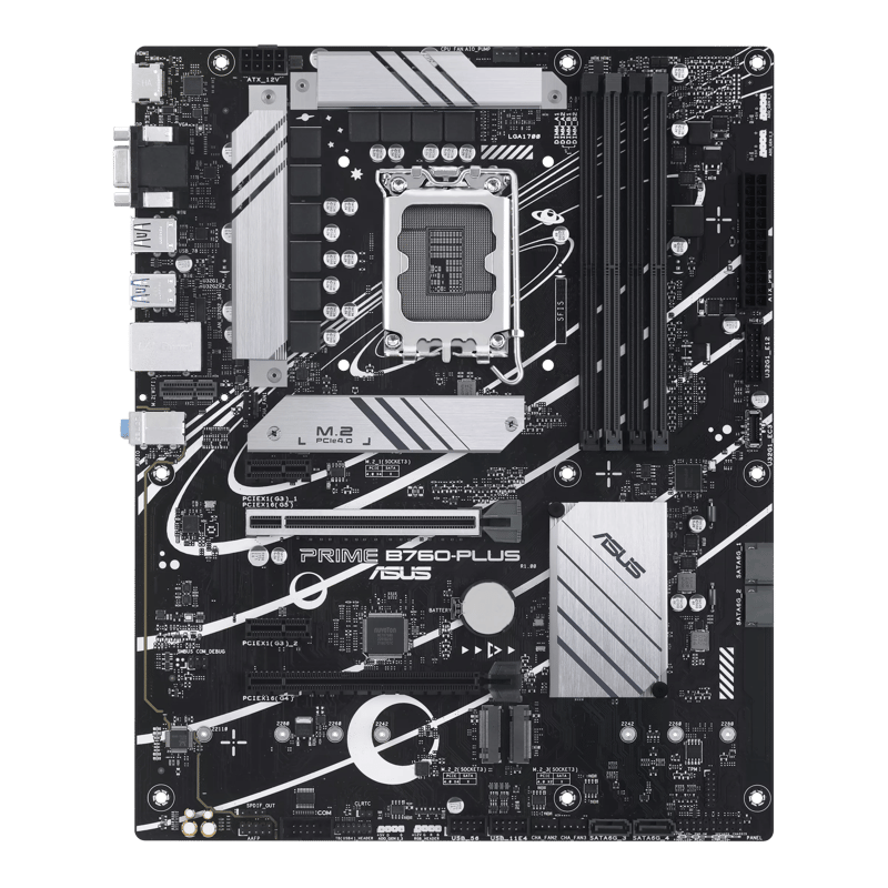 مذربورد أسوس PRIME B760-PLUS-CSM لمعالجات LGA 1700 مقاس ATX مع DDR5 و PCIe 5.0 - 3