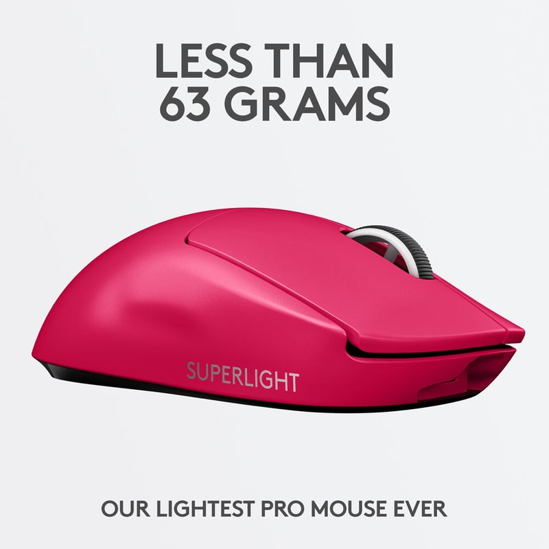 ماوس Logitech G PRO X SUPERLIGHT 2 32000 DPI لاسلكي 60g أسود - 12