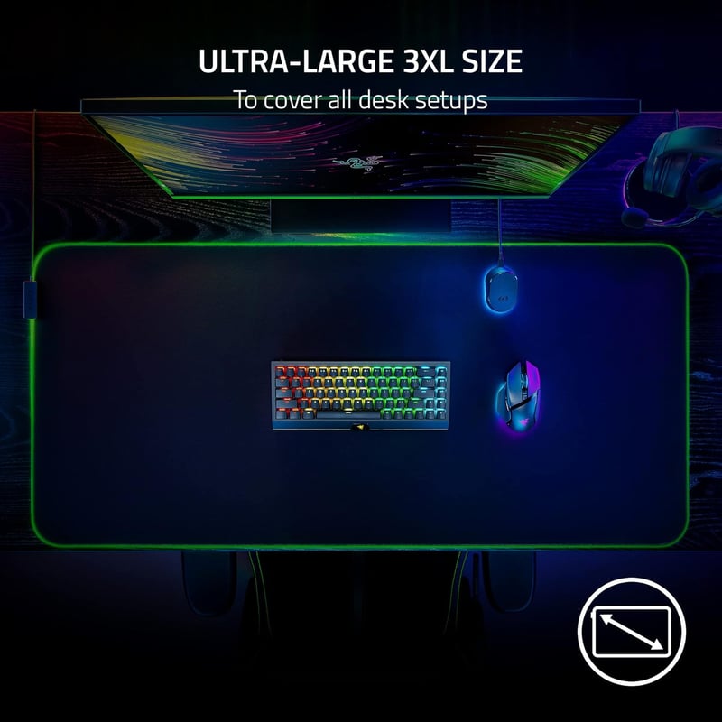 ماوس باد Razer Goliathus Chroma 3XL أسود RGB - 6