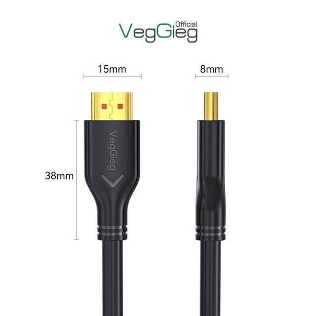 كيبل VegGieg HDMI إلى HDMI 2.0 4K 20m - 3