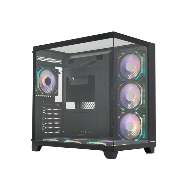 RAPTOR Gilgamesh C712 Mid-Tower ATX Case Black Tempered Glass - 9