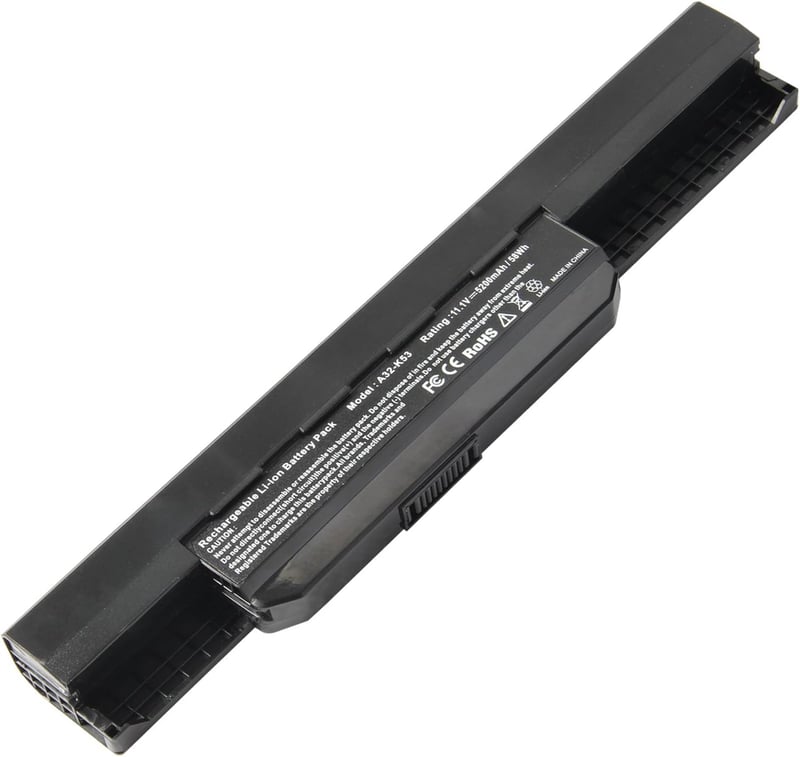 Zoom Laptop Battery for Asus A43 A53 K53 Series - 3