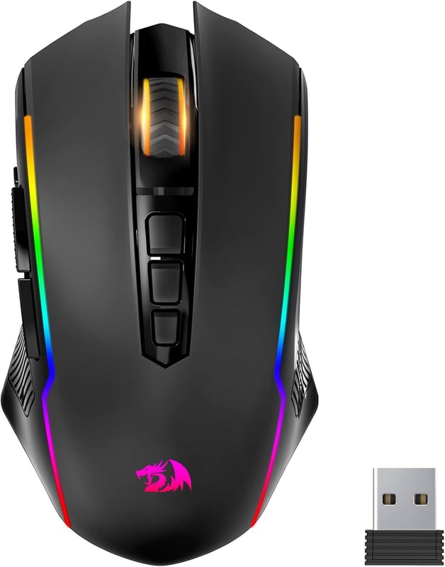ماوس Redragon Griffin M602-KS 16000 DPI Dual-Mode RGB أسود - 5