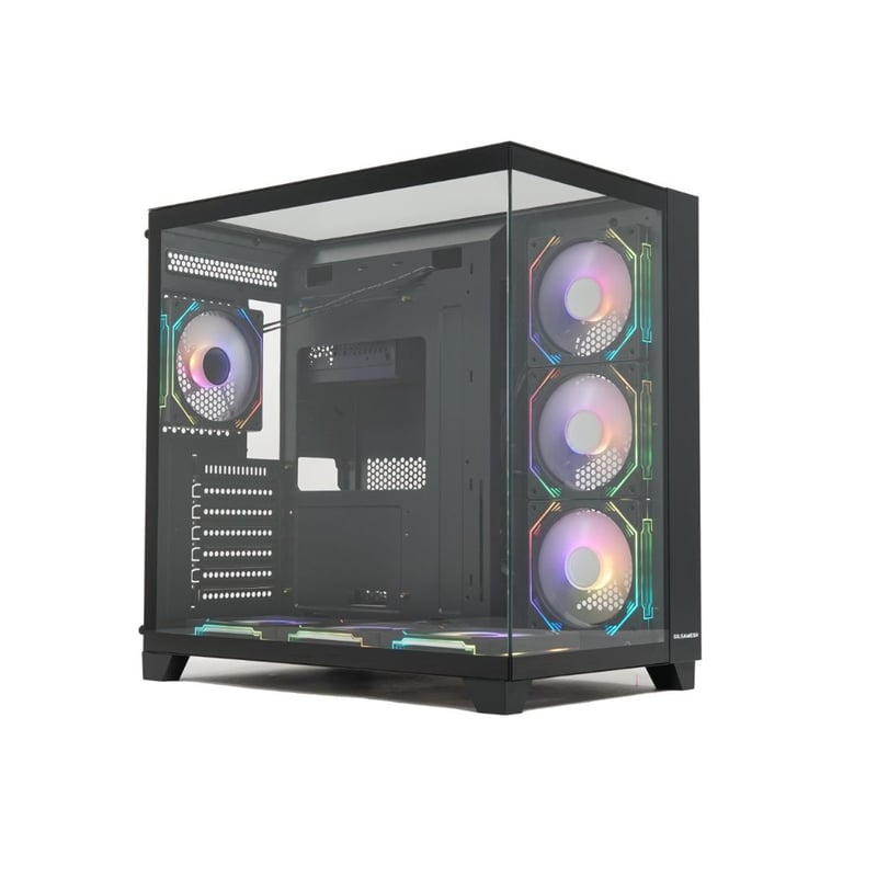RAPTOR Gilgamesh C712 Mid-Tower ATX Case Black Tempered Glass - 10