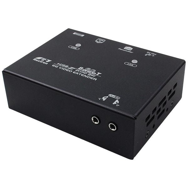 محول Rextron EVBMU-M6119 4K HDBaseT HDMI إلى USB إكستندر على Cat6 100m - 3