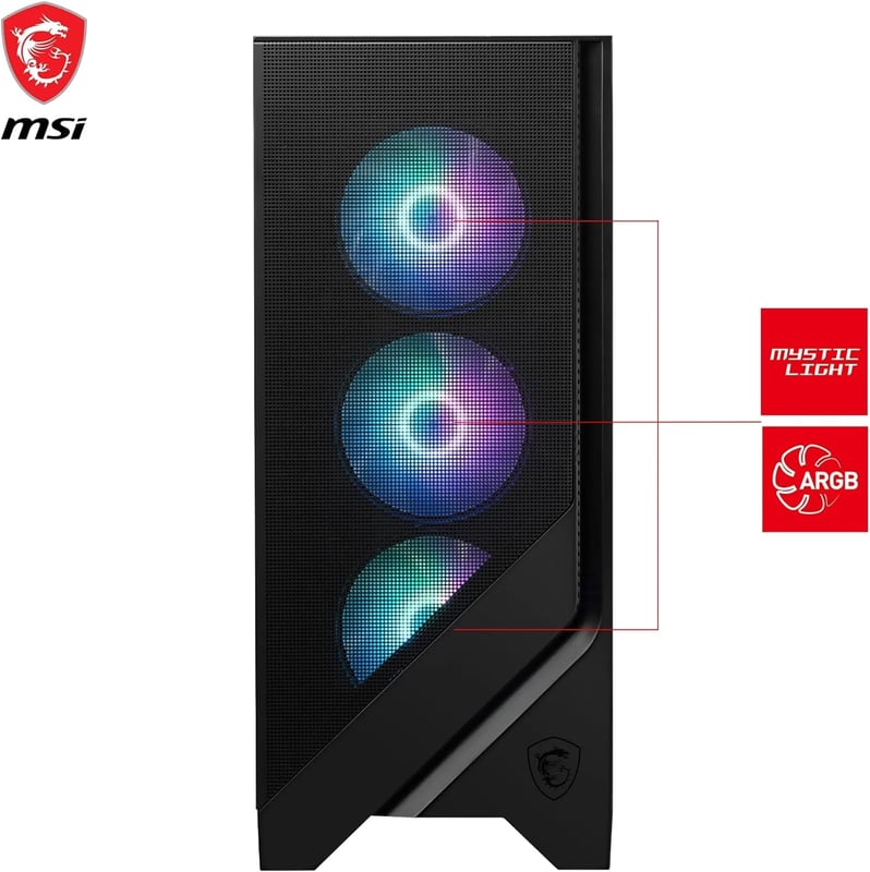 كيس MSI MAG Forge 320R Mid-Tower ATX أبيض - 5