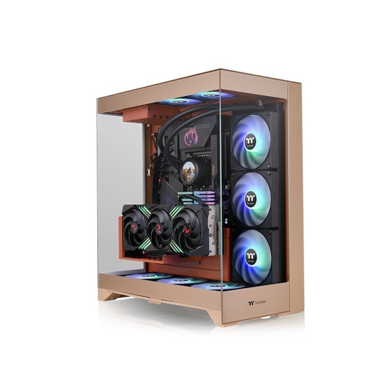 كيس Thermaltake CTE E550 Mid-Tower ATX Gravel Sand Tempered Glass - 1