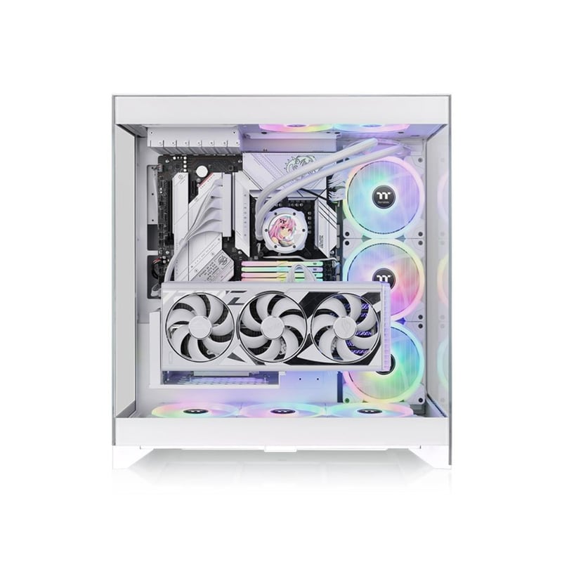 Thermaltake CTE E550 TG Mid-Tower ATX Case Snow White - 3