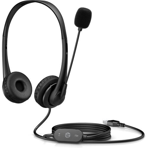 سماعات HP G2 Stereo USB On-Ear ميكروفون أسود - 4
