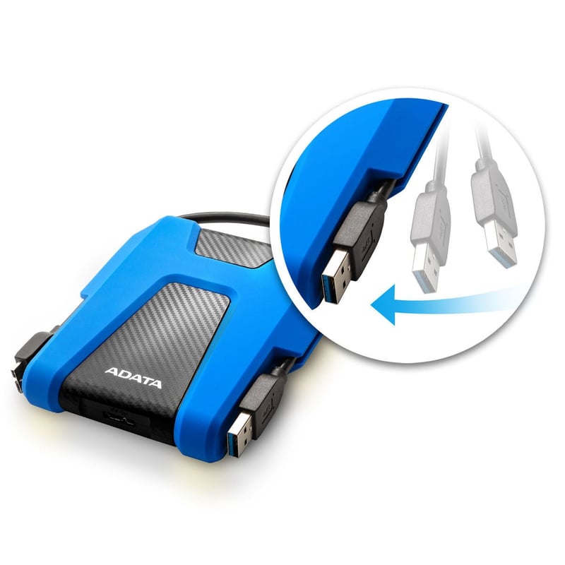 هارد خارجي ADATA HD680 1TB USB 3.2 أسود - 8