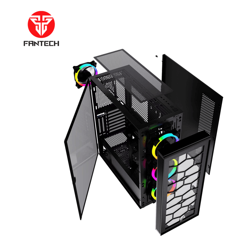 كيس Fantech Hexa XL CG82 Full-Tower أسود - 3