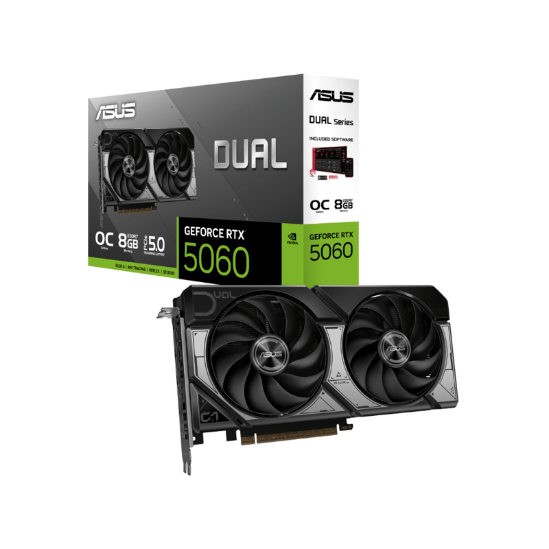ASUS Dual GeForce RTX 5060 8GB GDDR7 OC Edition - 8
