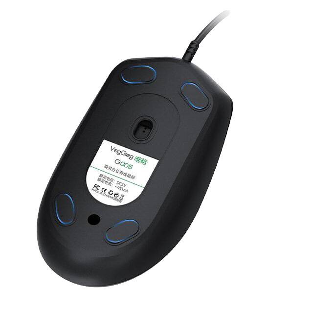 ماوس VegGieg G005 600 DPI سلكي أسود - 4