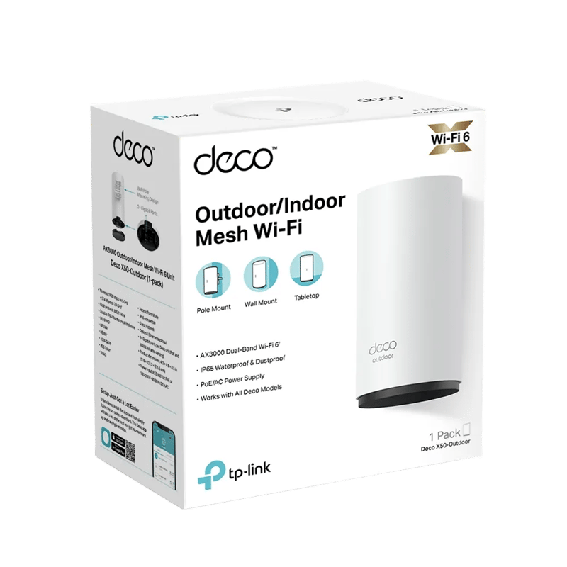 TP-Link Deco X50 Outdoor AX3000 Mesh WiFi 6 Unit - 14