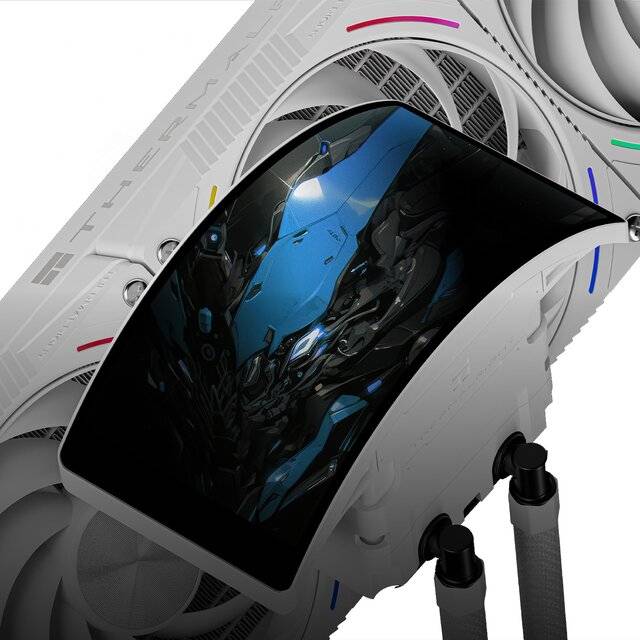 مبرد Thermalright Rainbow Vision 360mm AIO سائل ARGB أبيض - 3