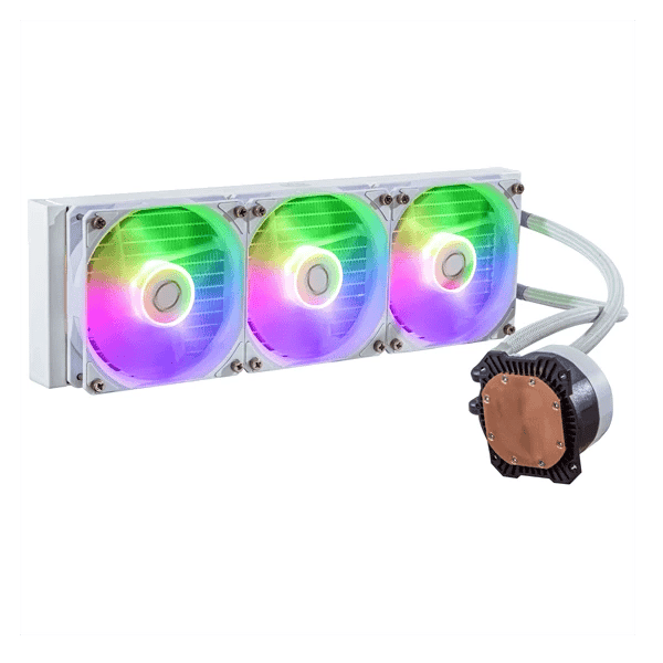 Cooler Master MasterLiquid 360L Core ARGB AIO 360mm Liquid Cooler White - 3