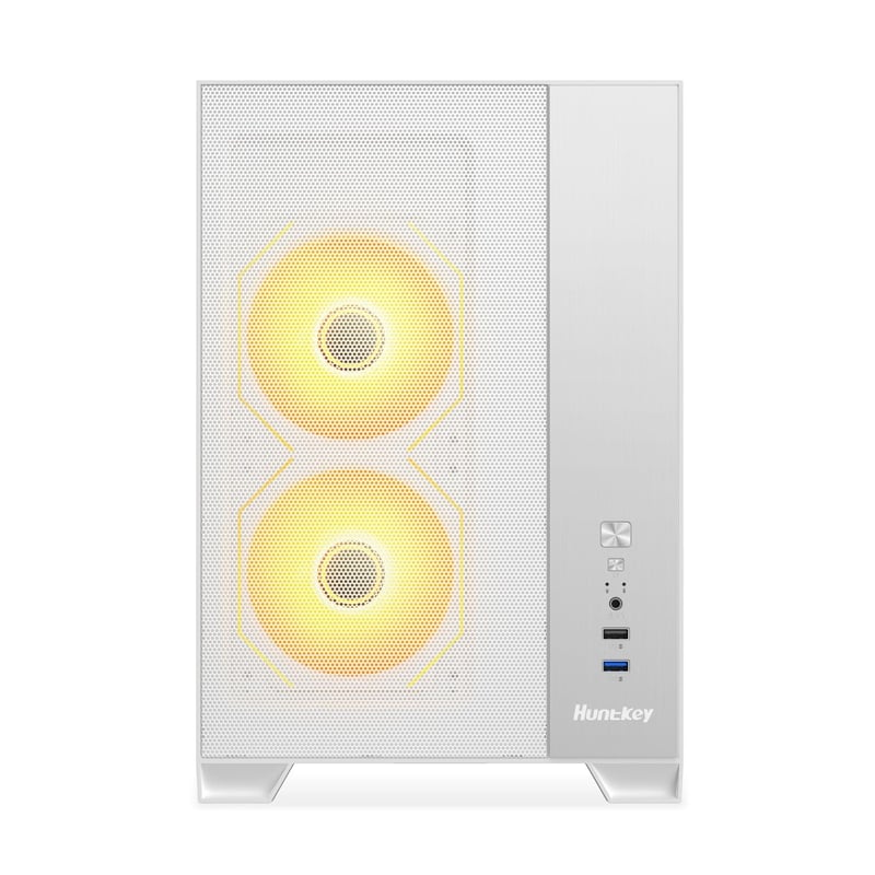 كيس Huntkey Mini Mid-Tower M-ATX أسود - 4
