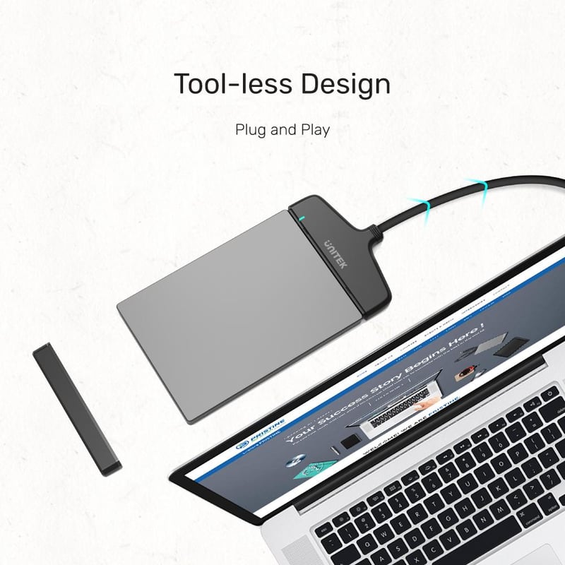 محول Unitek USB-C إلى 2.5″ SATA III - 7