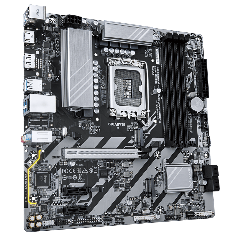 لوحة أم Gigabyte B860M D3HP Micro-ATX LGA1851 DDR5 - 4