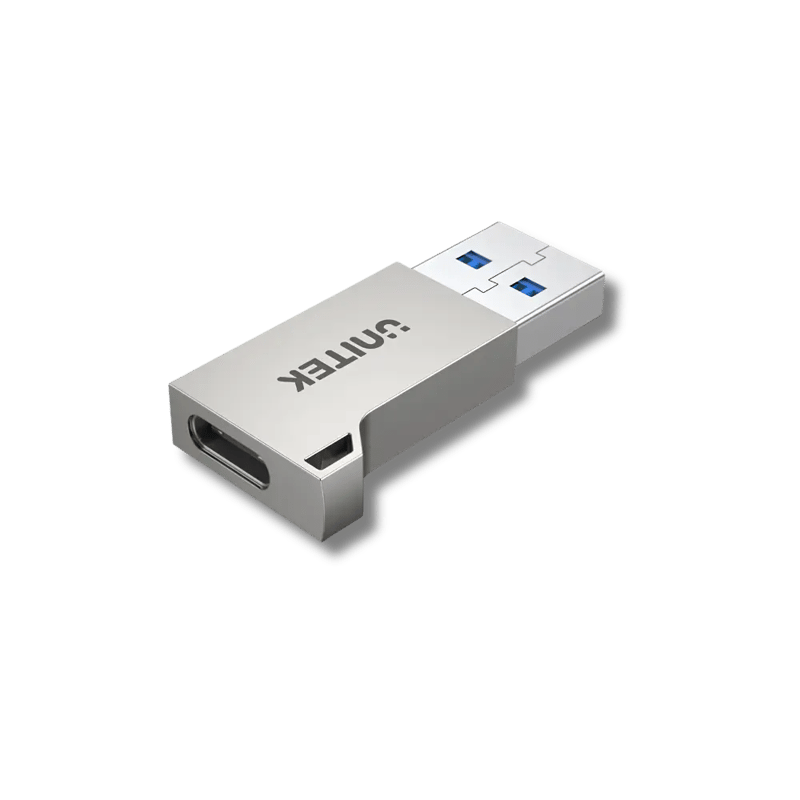 Unitek A1034NI USB-A to USB-C Adapter 5Gbps Silver - 6
