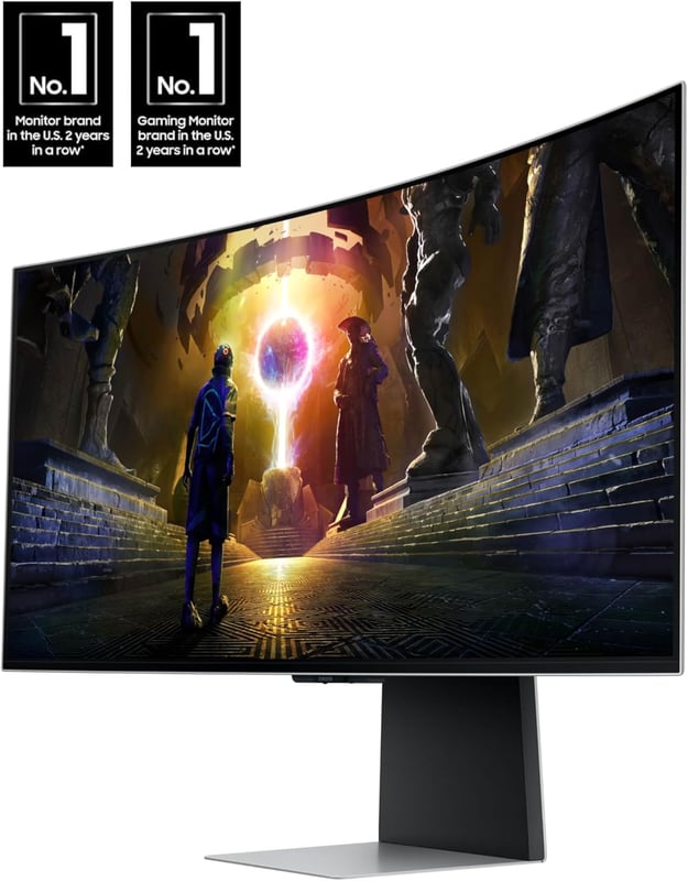 Samsung Odyssey OLED G8 34" 3440x1440 175Hz QD-OLED Gaming Monitor - 3