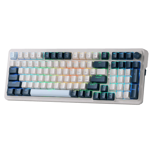 Redragon K686WB-RGB-PRO 96% Gasket Mechanical Red Switch Dual-Mode Keyboard - 1