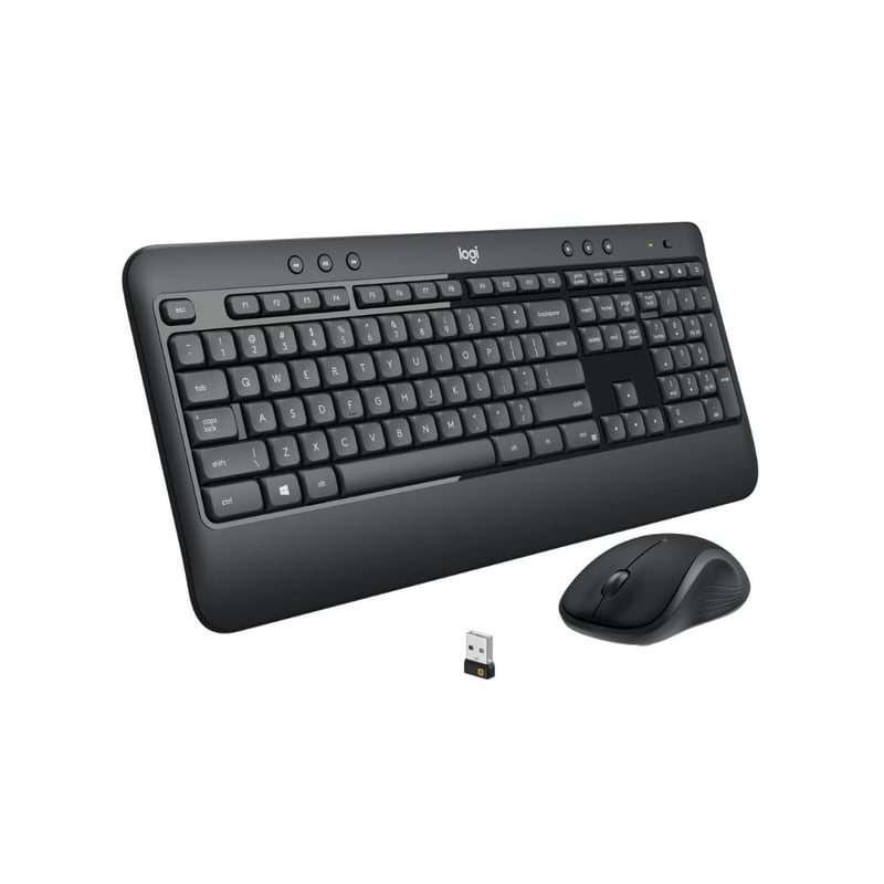 كيبورد Logitech MK540 Full-Size لاسلكي أسود - 5