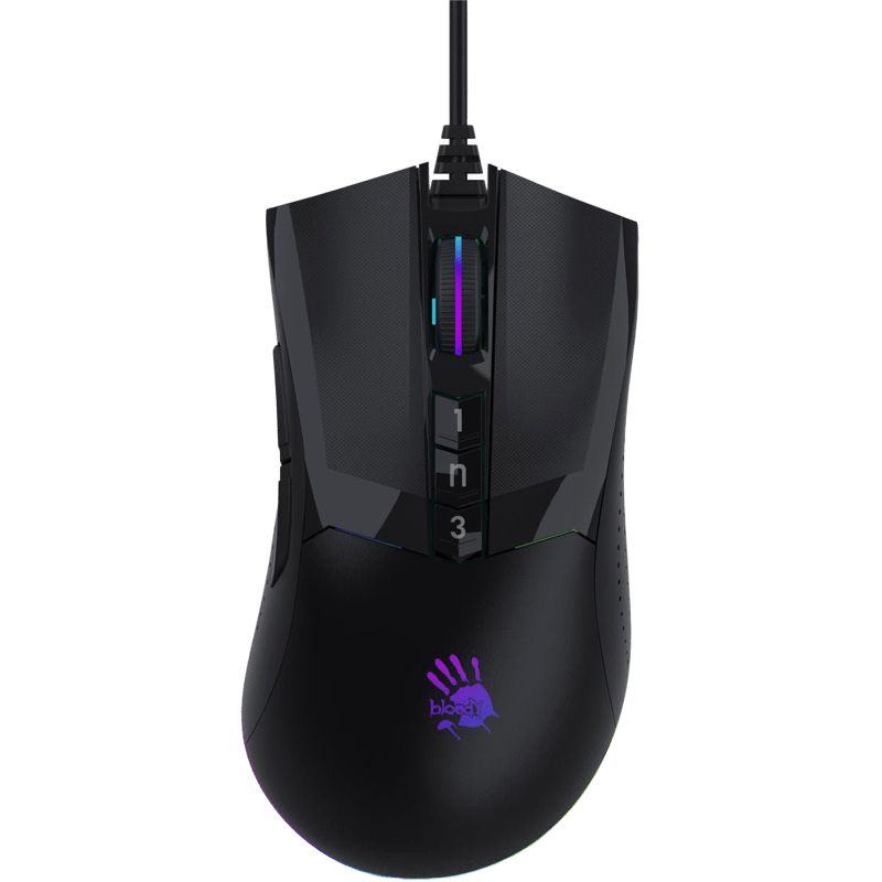 Bloody W90 Max Optical Gaming Mouse Wired 10000 DPI RGB - 7