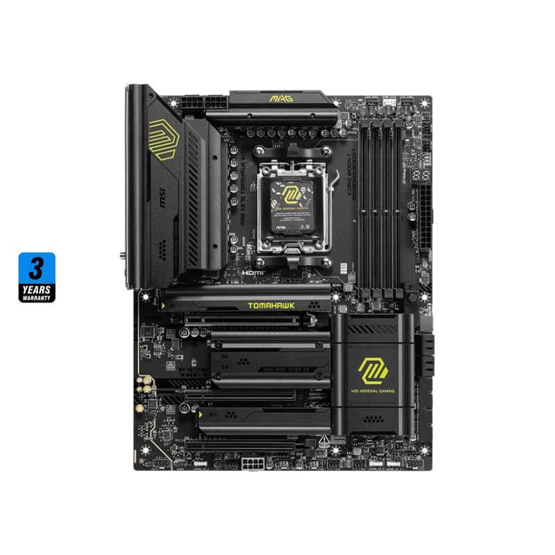 MSI MAG Tomahawk X870 WiFi AM5 ATX Motherboard DDR5 - 4