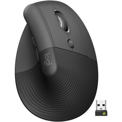 ماوس Logitech Lift Vertical Ergonomic 4000 DPI لاسلكي وردي - 1