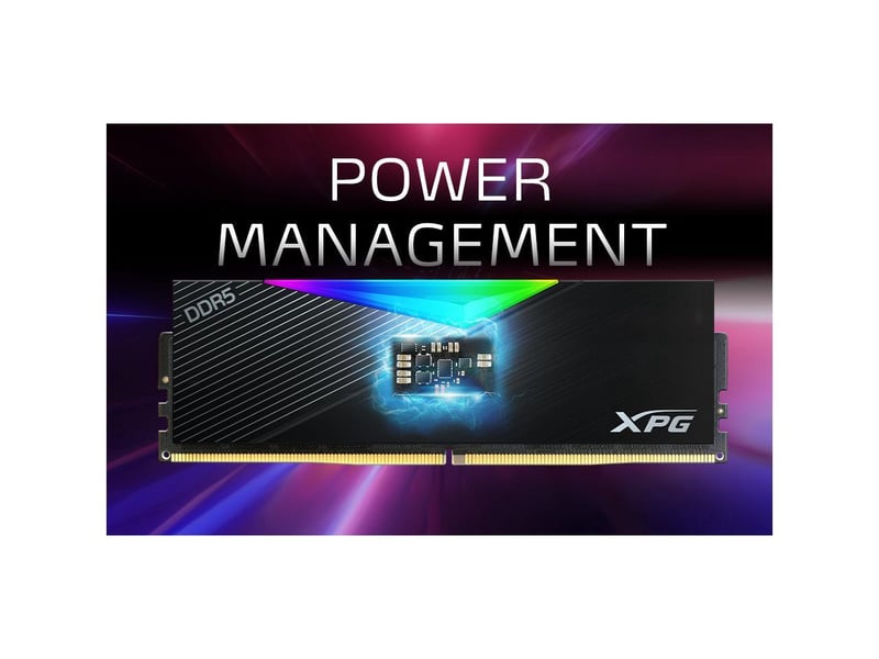 رام XPG Lancer DDR5 32GB (2x16GB) 8000MHz أبيض - 7