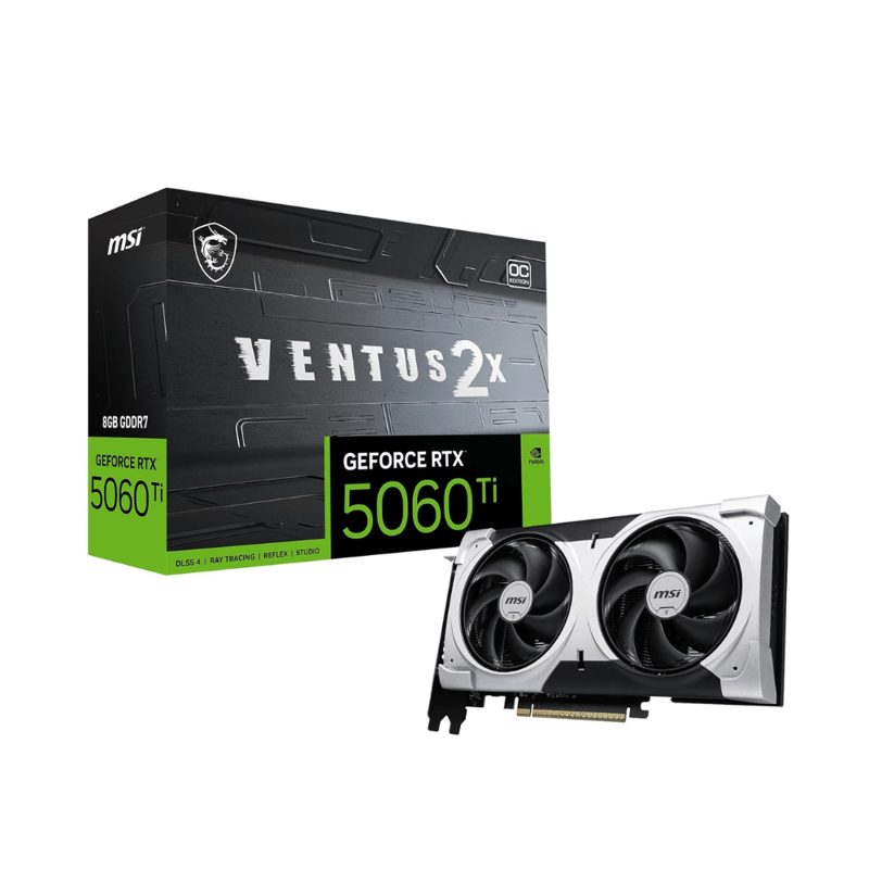 MSI GeForce RTX 5060 Ti 8GB GDDR7 Ventus 2X Plus OC Edition - 1