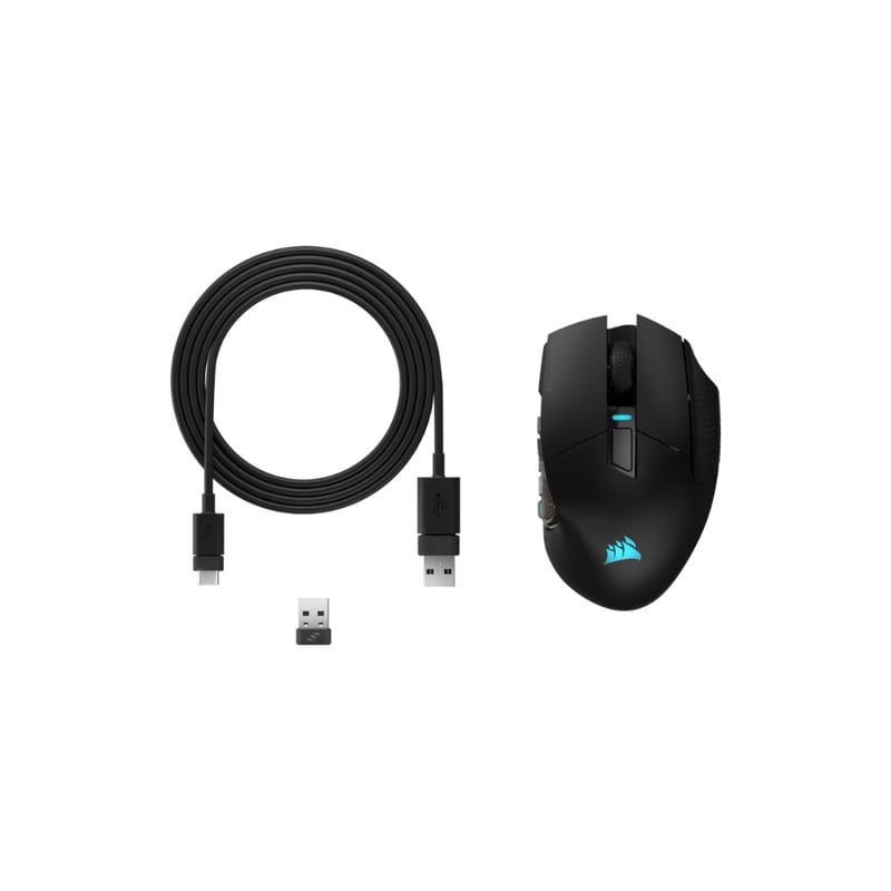 ماوس Corsair Scimitar Elite 26000 DPI Dual-Mode Wireless RGB - 8