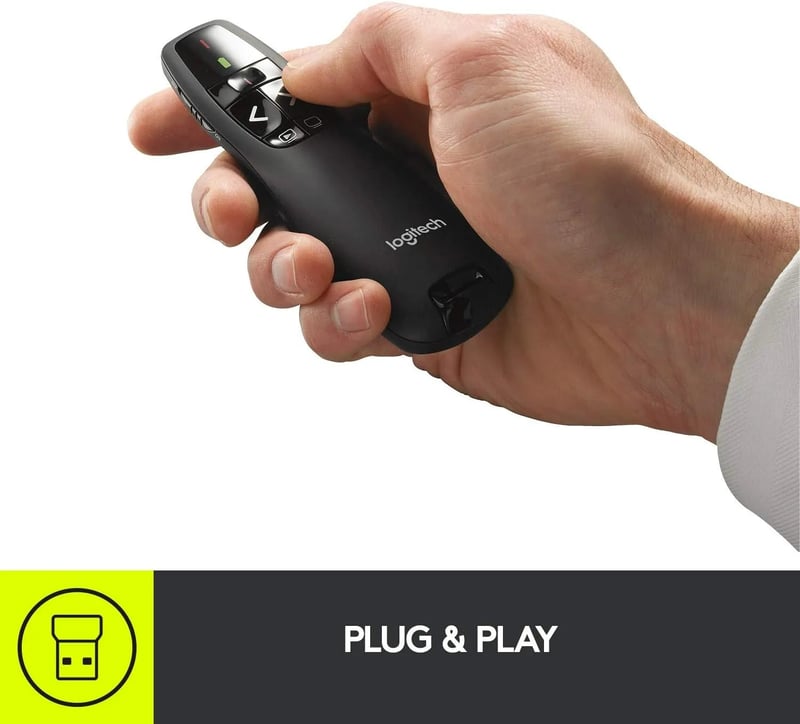 اكسسوار Logitech R400 الليزري اللاسلكي للعروض الأسود - 7