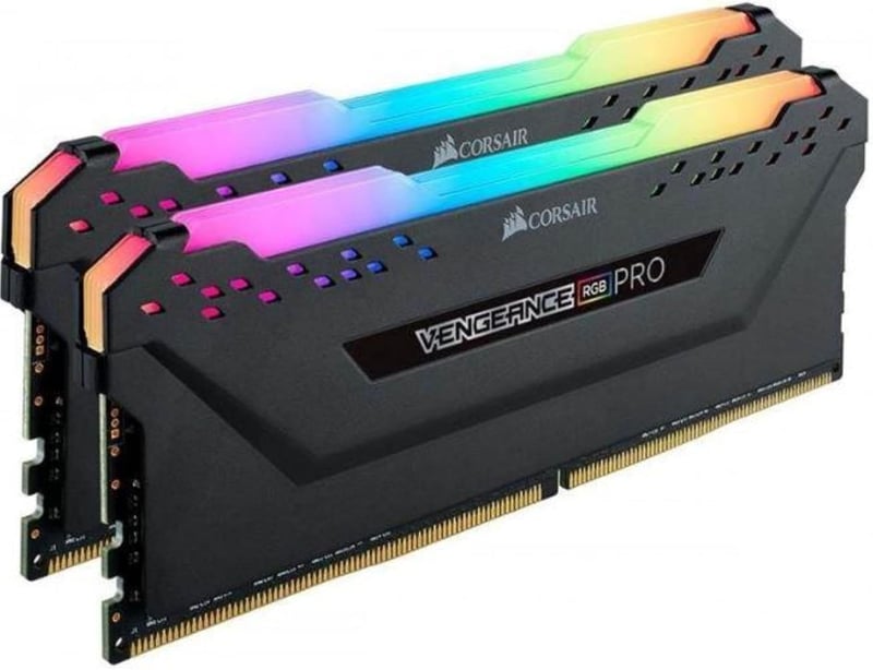 Corsair Vengeance RGB Pro SL 16GB (2x8GB) DDR4 3200MHz C16 Memory Kit - Black - 4