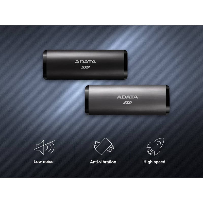 هارد خارجي ADATA SE760 1TB USB 3.2 Gen2 أسود - 6
