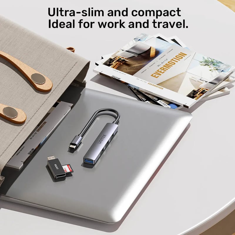محول USB Unitek H1208B 4-Port USB-C Hub - 7