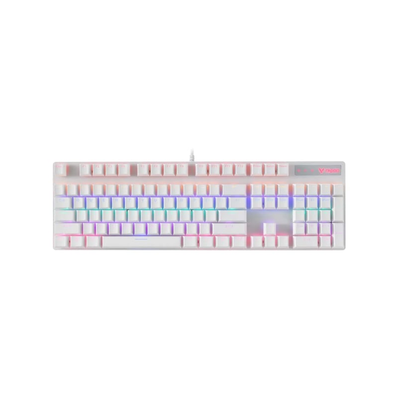 كيبورد Rapoo V500 TKL Mechanical Wired RGB أبيض - 3