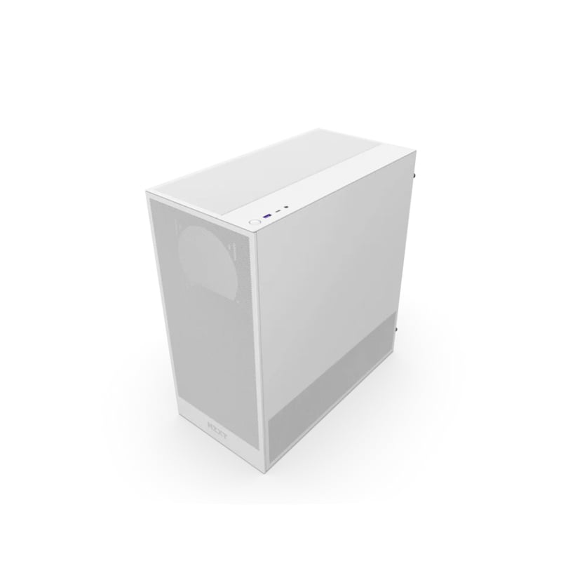 كيس NZXT H5 Flow Mid-Tower ATX أبيض RGB - 5