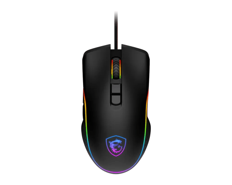 ماوس MSI Forge GM300 7200 DPI USB أسود RGB - 4