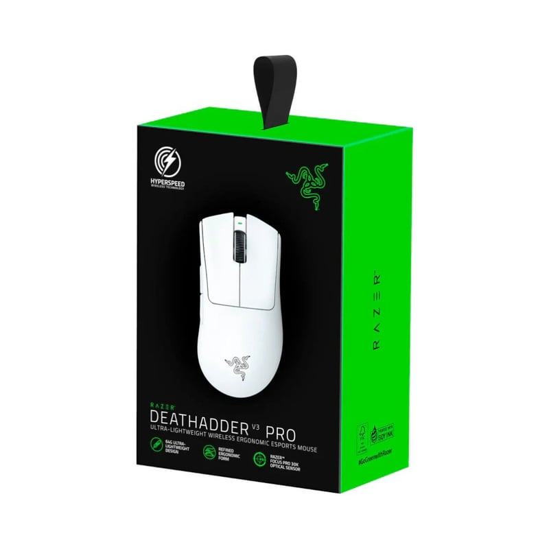 ماوس Razer DeathAdder V3 Pro 30000 DPI لاسلكي أبيض - 6