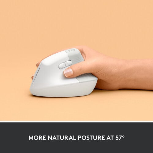 ماوس Logitech Lift Vertical Ergonomic 4000 DPI لاسلكي وردي - 17
