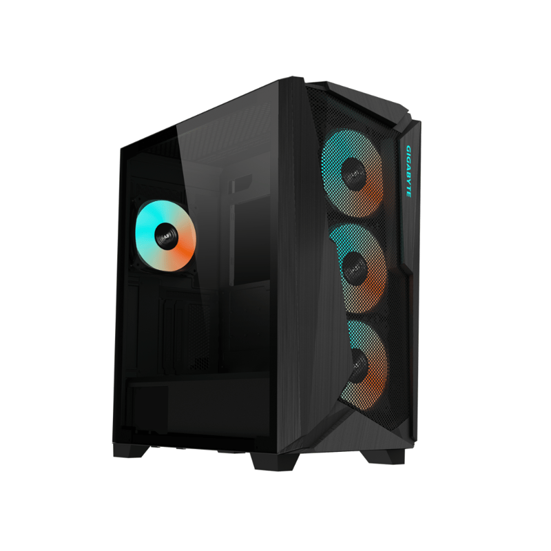 CASE GIGABYTE C301G V2 ATX GLASS BLACK - 4