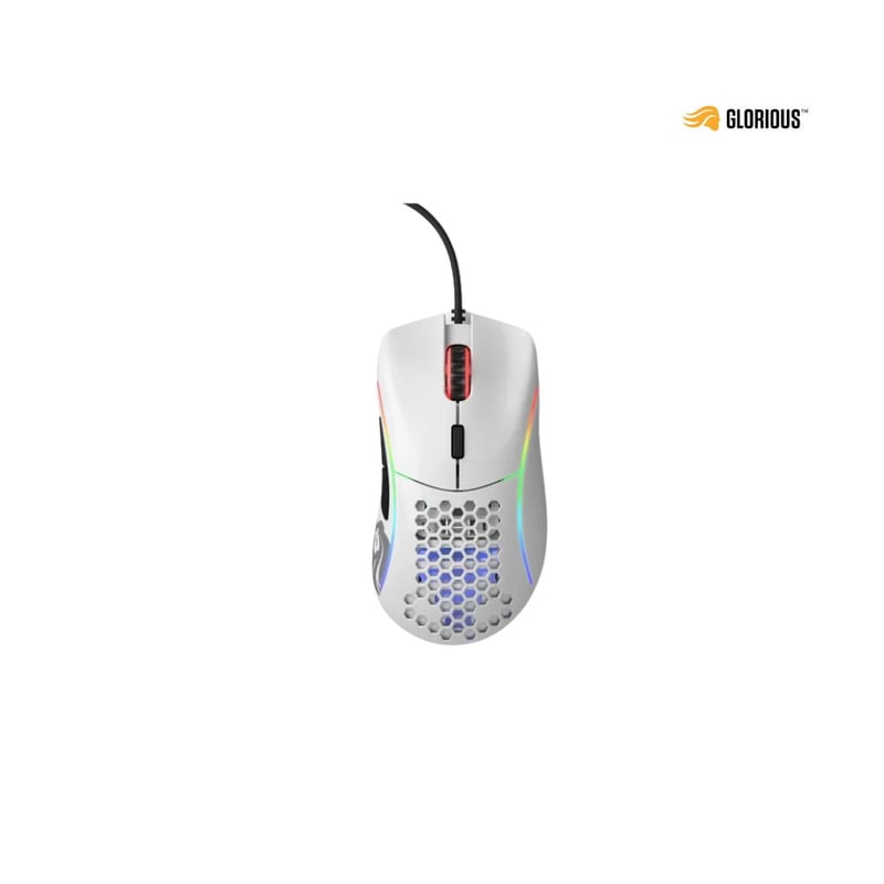 ماوس Glorious Model D 12000 DPI سلكي RGB أبيض - 6
