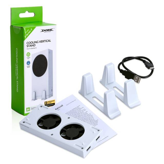 Dobe TYX-0658 Vertical Cooling Stand for Xbox Series S White USB - 2