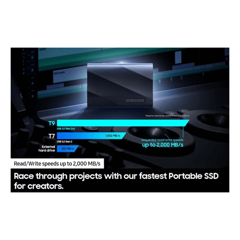 هارد خارجي Samsung T9 2TB USB 3.2 2000MB/s - 7