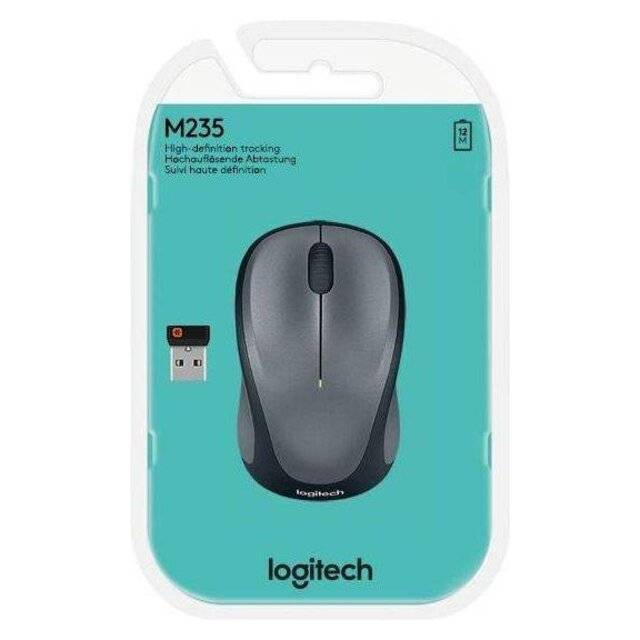 ماوس Logitech M235 1600 DPI لاسلكي أسود - 4