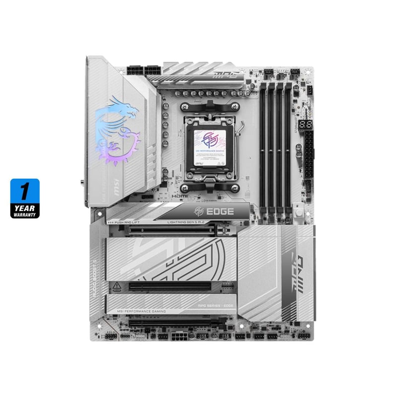 لوحة أم MSI MPG X870E Edge Ti WiFi AM5 ATX DDR5 - 3